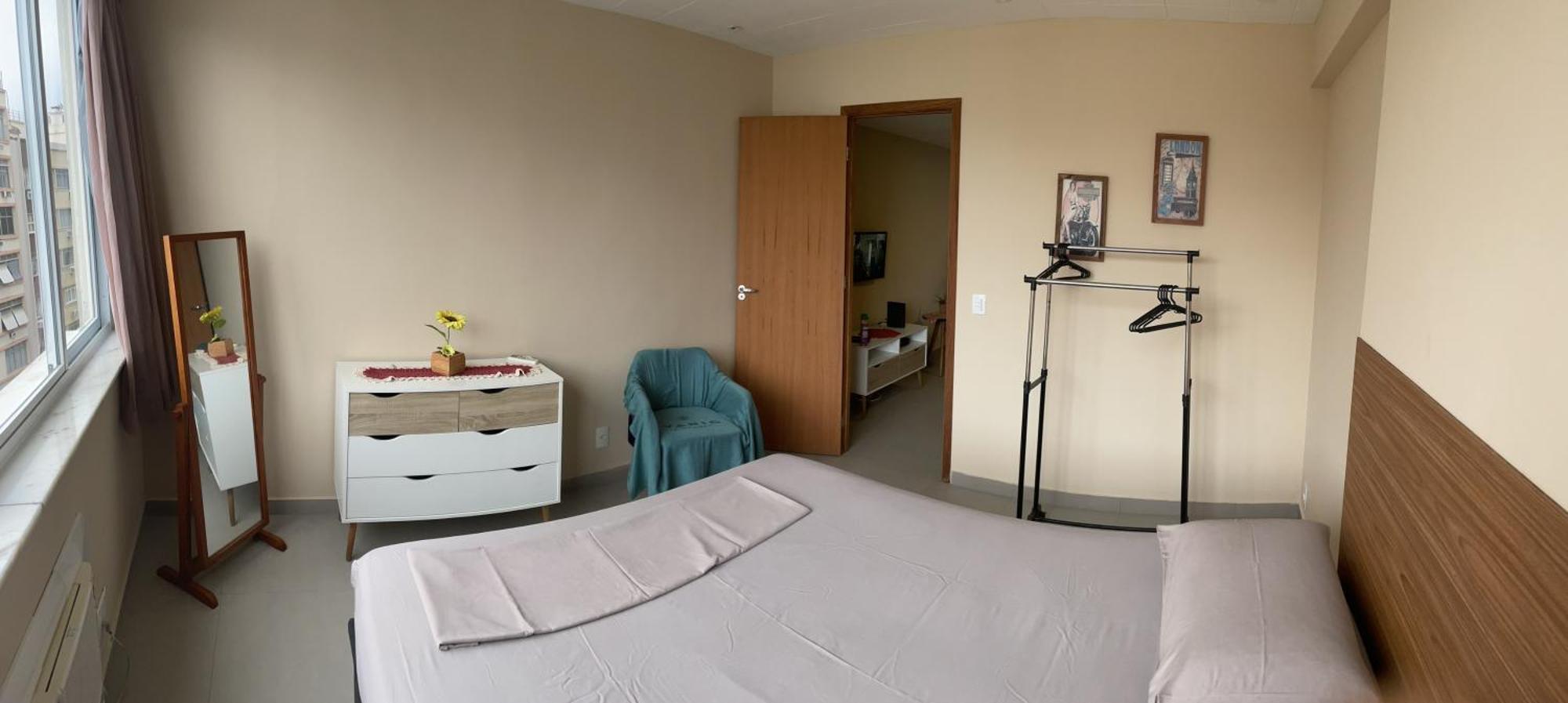 ריו דה ז'ניירו Apartamento Copacabana, Vista Para O Mar E Com Garagem מראה חיצוני תמונה